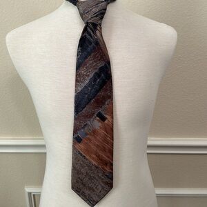 Alberto Serra TIE- brown multi